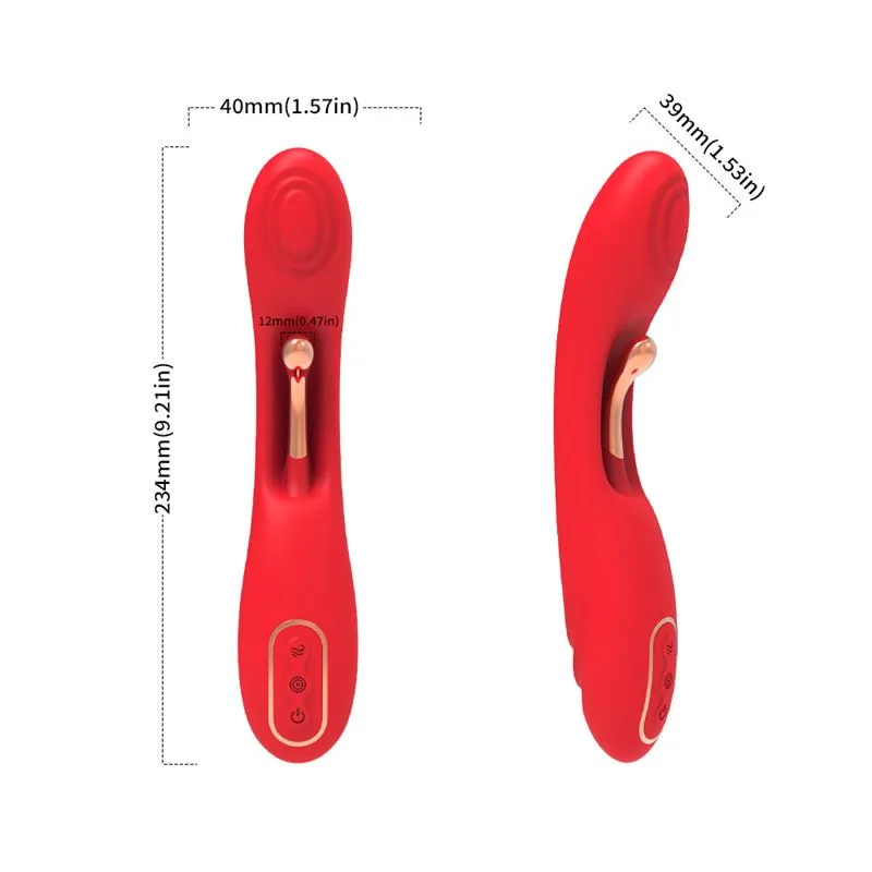 Vibrador Ponto G com Estimulador Urban Sky — vista 8 de 9