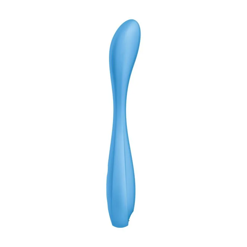 Vibrador Ponto G Flex 4 com Aplicação Azul Satisfyer — vista 3 de 7