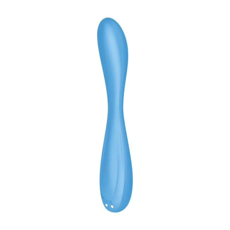 Vibrador Ponto G Flex 4 com Aplicação Azul Satisfyer — vista 5 de 7
