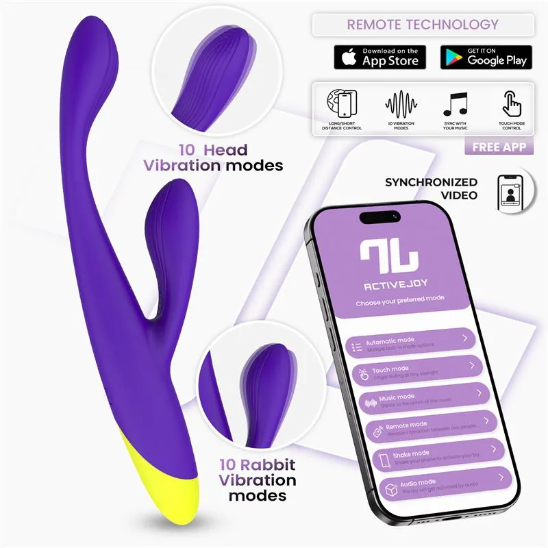 Vibrador Ponto G Lyra com Aplicação Roxo IntoYou