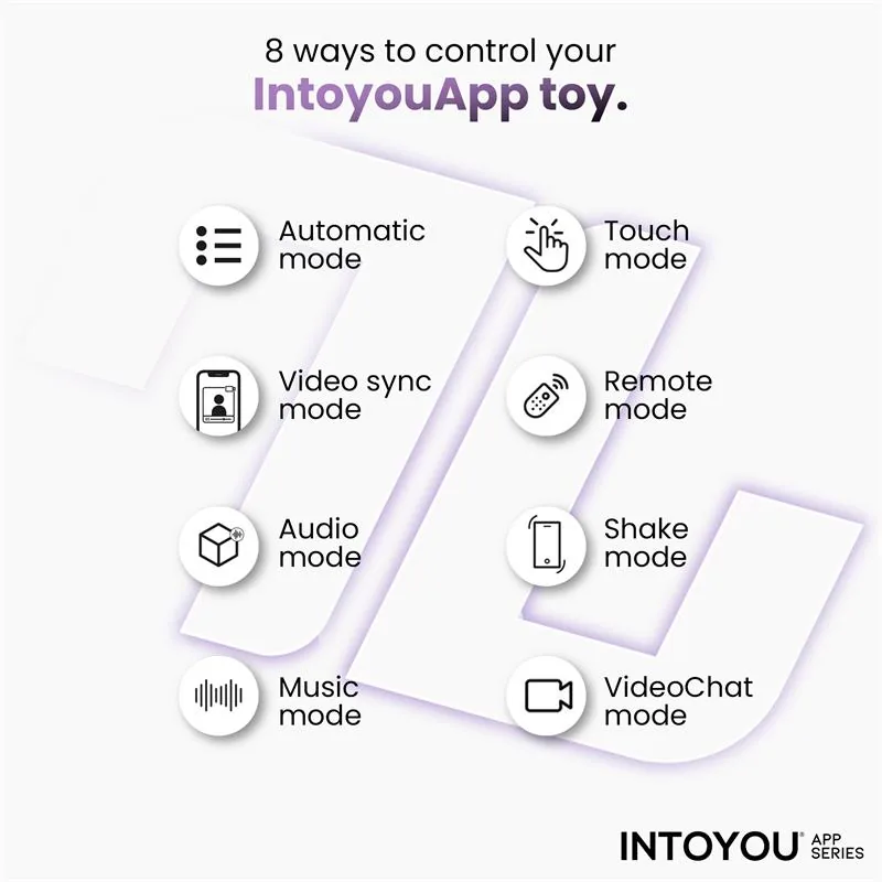 Vibrador Ponto G Lyra com Aplicação Roxo IntoYou — vista 7 de 8