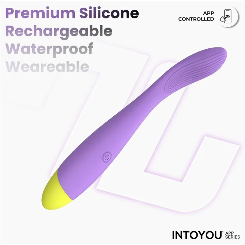 Vibrador Ponto G Neya com Aplicação Roxo Intoyou — vista 5 de 9