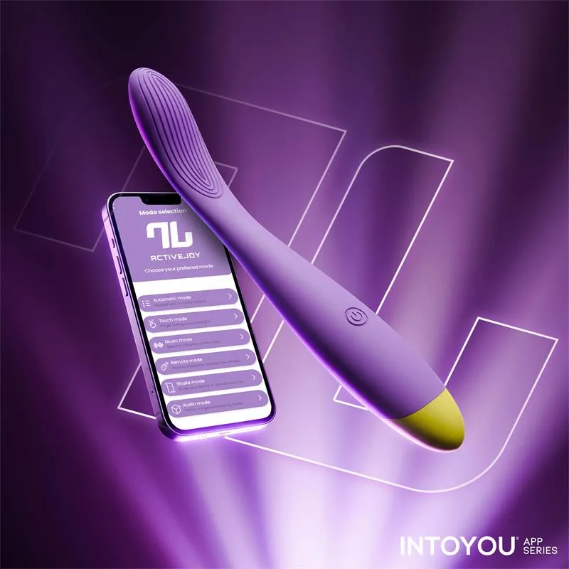 Vibrador Ponto G Neya com Aplicação Roxo Intoyou — vista 7 de 9