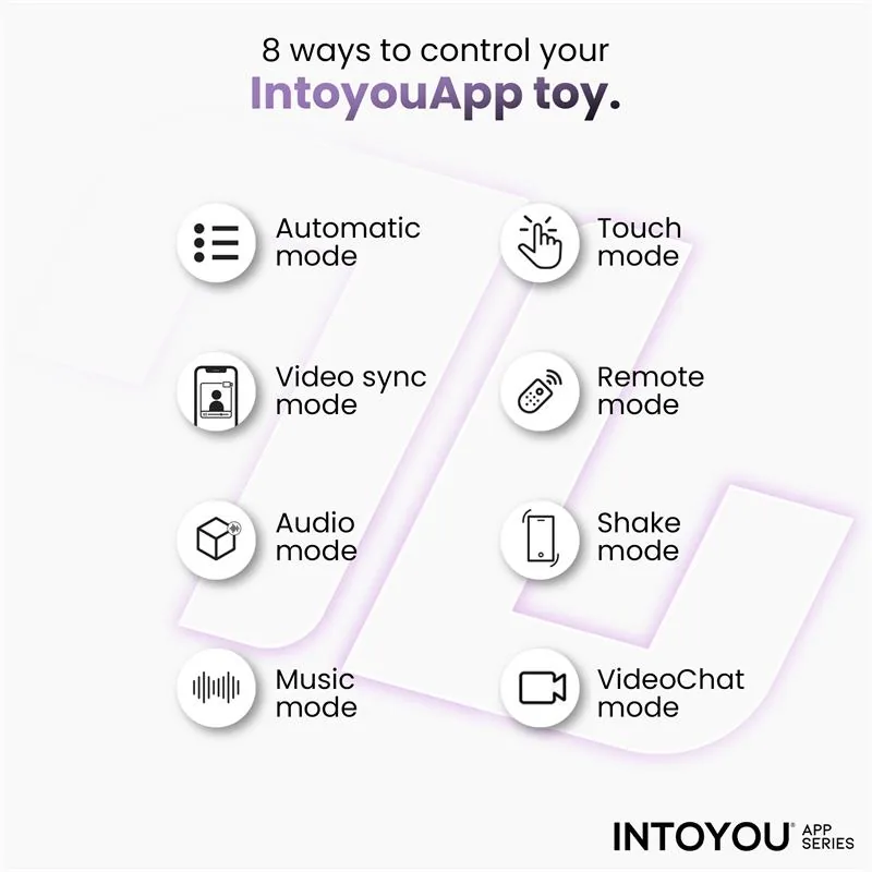 Vibrador Ponto G Neya com Aplicação Roxo Intoyou — vista 8 de 9