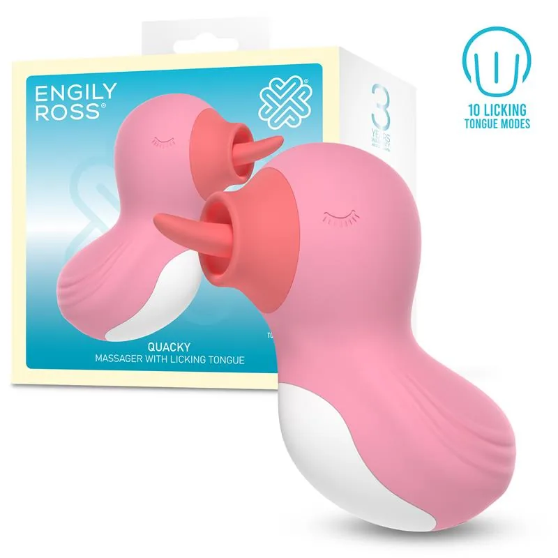 Vibrador Quacky com Língua Engily Ross