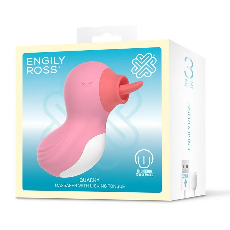 Vibrador Quacky com Língua Engily Ross — vista 9 de 9