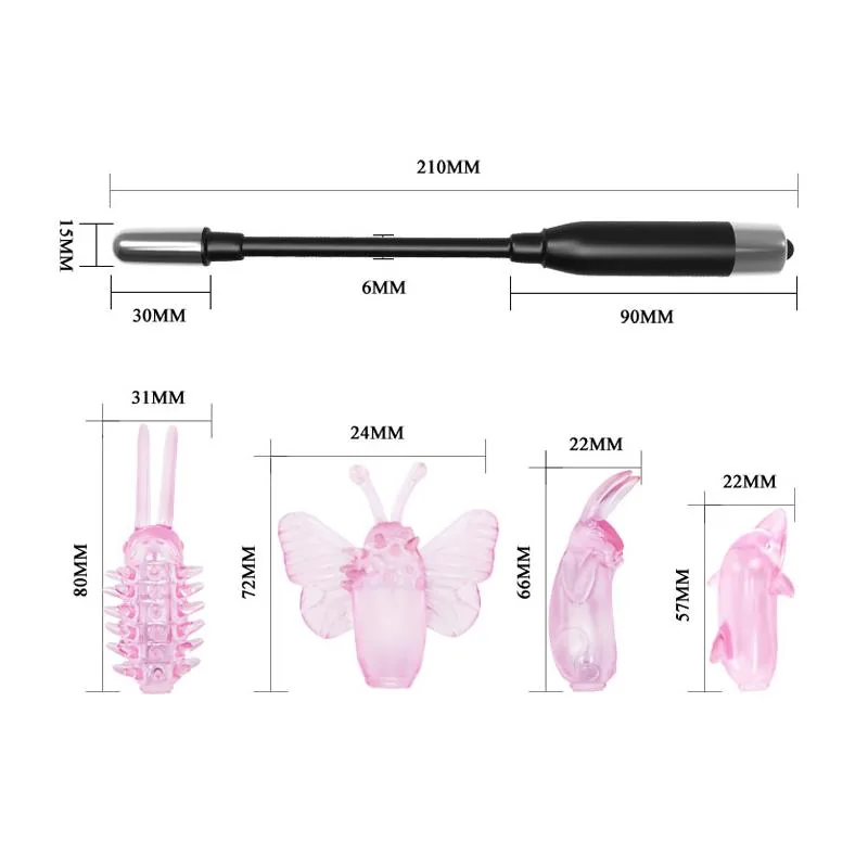 Vibrador de Quatro Cabeças Baile — vista 5 de 7