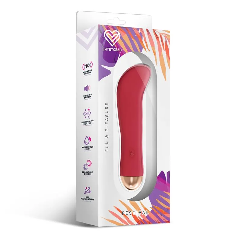 Ragon Estimulador 10 Velocidades Vermelho — vista 3 de 3