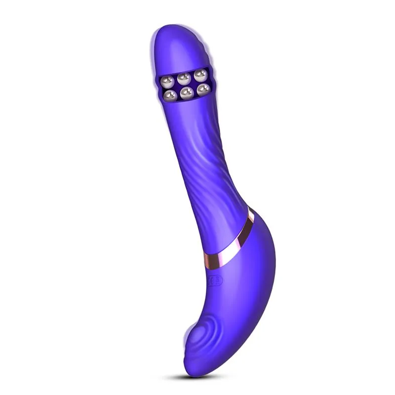Vibrador Rayden com Pulsação e Bolas Internas Desmontável Action — vista 2 de 12