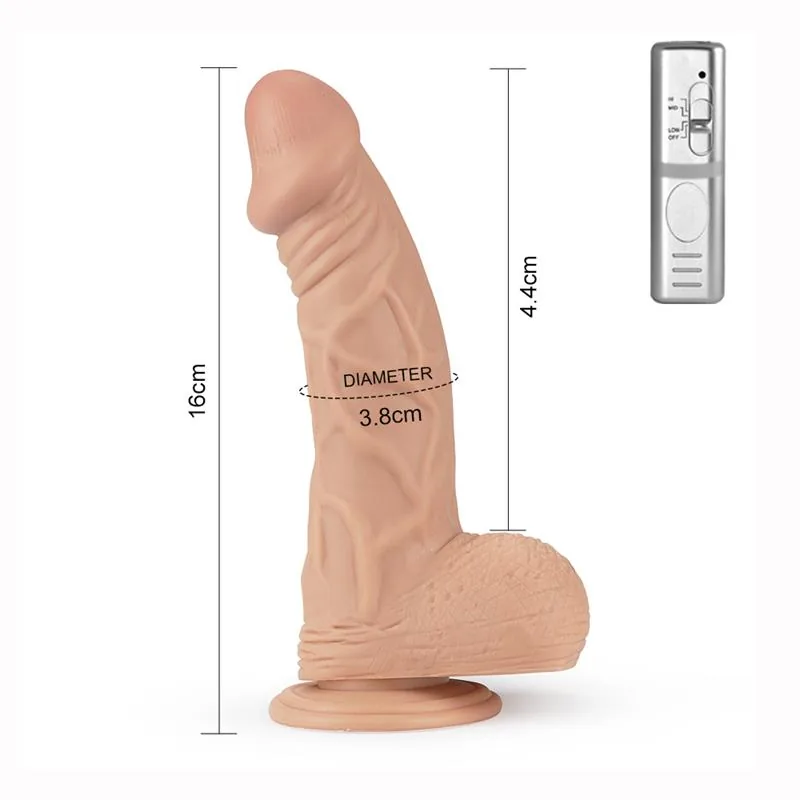 Vibrador Real Extreme 9 Natural Lovetoy — vista 4 de 5