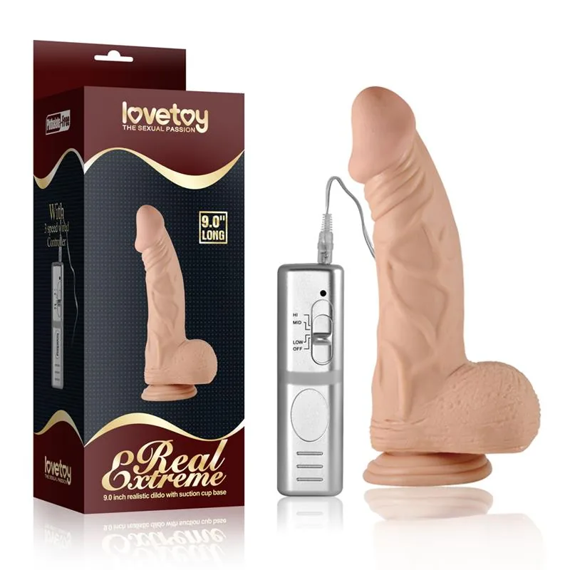 Vibrador Real Extreme 9 Natural Lovetoy — vista 5 de 5