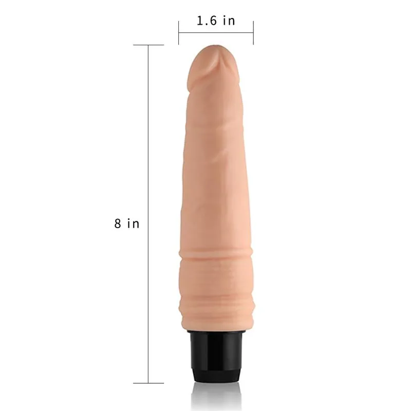 Vibrador Real Feel 7,5 Natural Lovetoy — vista 6 de 7