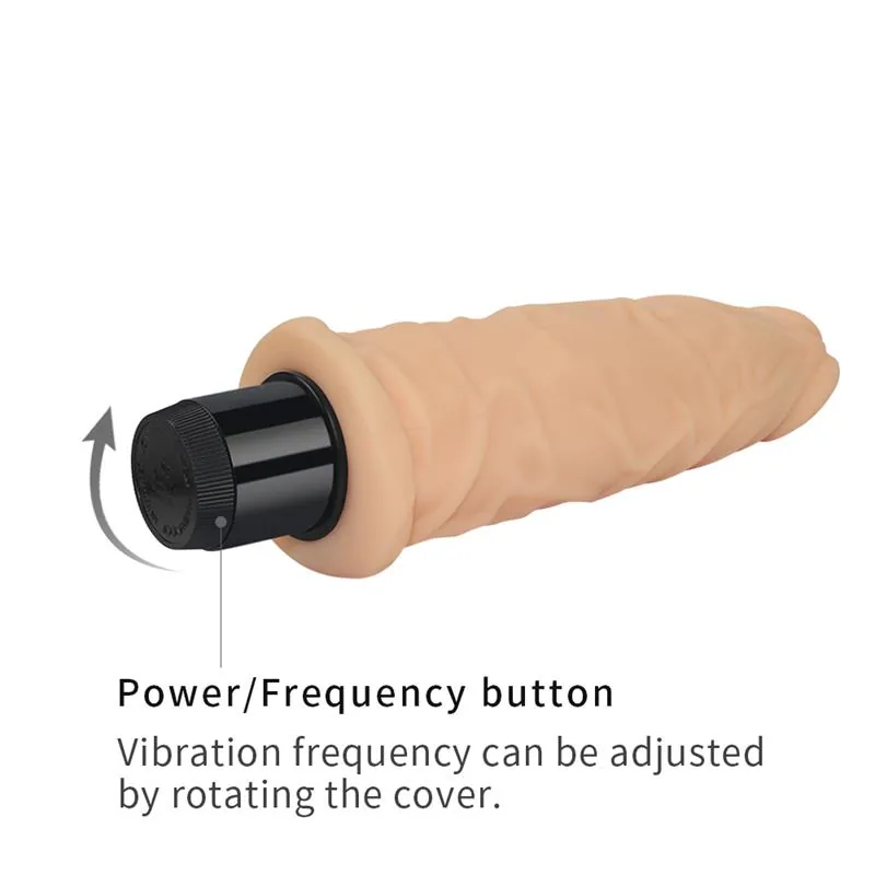Vibrador Real Feel 7,5 Natural Lovetoy — vista 5 de 6