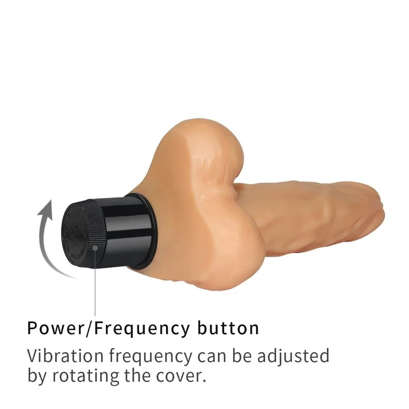 Vibrador Real Feel 8 Natural Lovetoy — vista 4 de 6