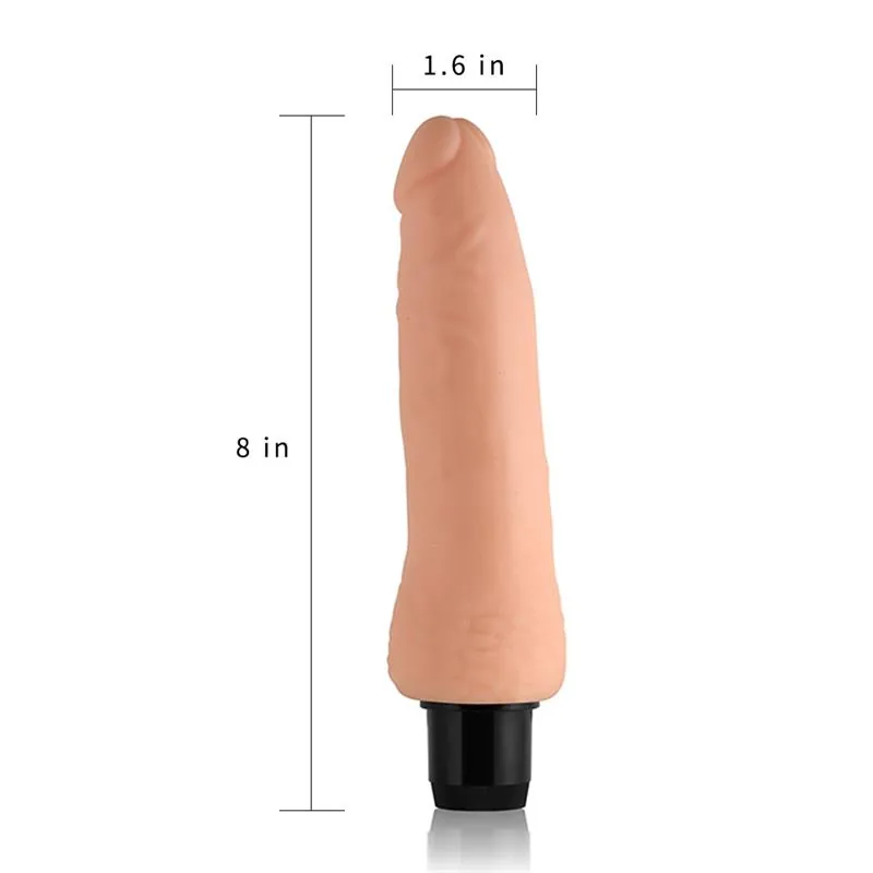 Vibrador Real Feel 8 Natural Lovetoy — vista 6 de 7