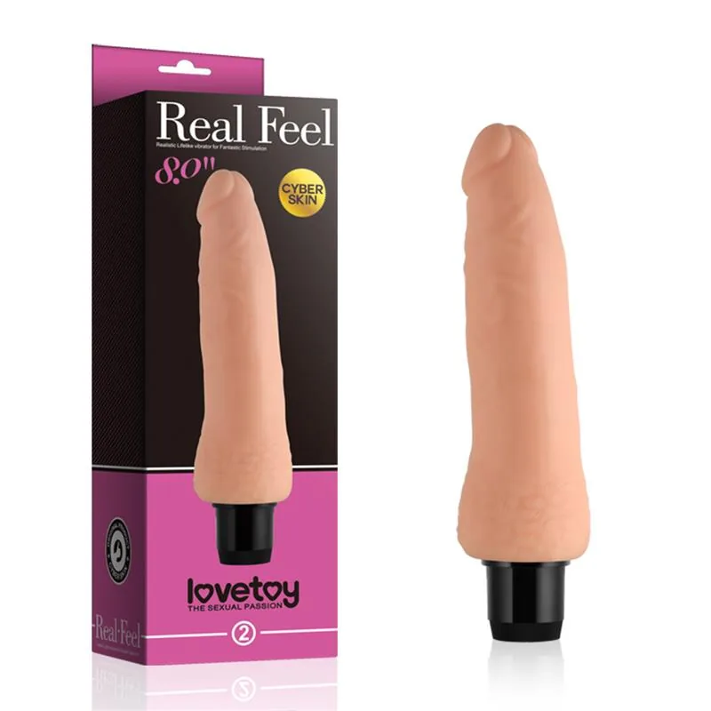 Vibrador Real Feel 8 Natural Lovetoy — vista 7 de 7