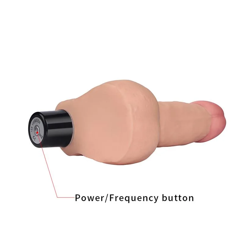 Vibrador Real Softee 8 Natural Lovetoy — vista 4 de 8