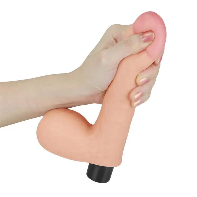 Vibrador Real Softee 8 Natural Lovetoy — vista 5 de 8