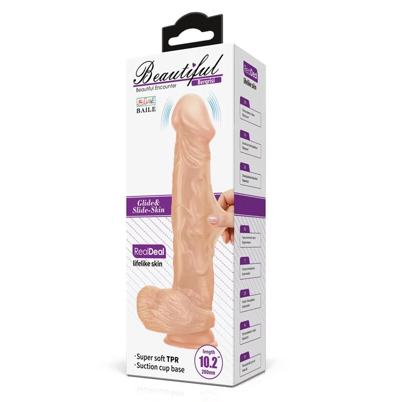 Vibrador Realista 10,2 com Comando à Distância Baile — vista 11 de 11