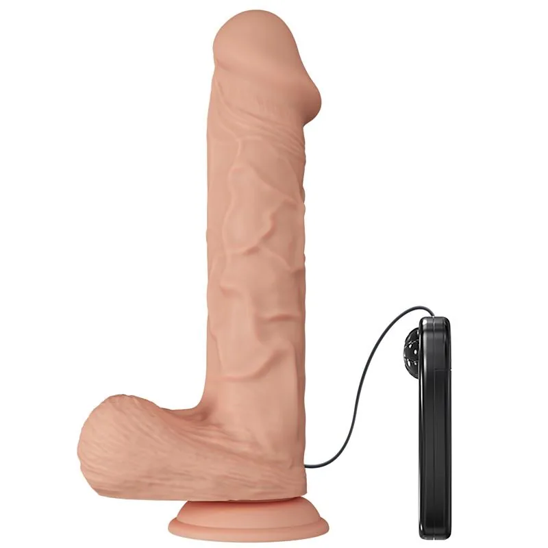 Vibrador Realista 10,2 com Comando à Distância Baile — vista 3 de 11
