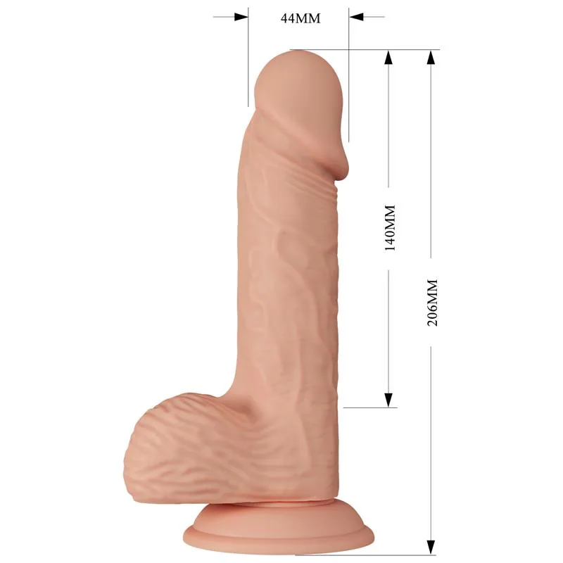 Vibrador Realista 8,1 com Comando à Distância Baile — vista 10 de 11