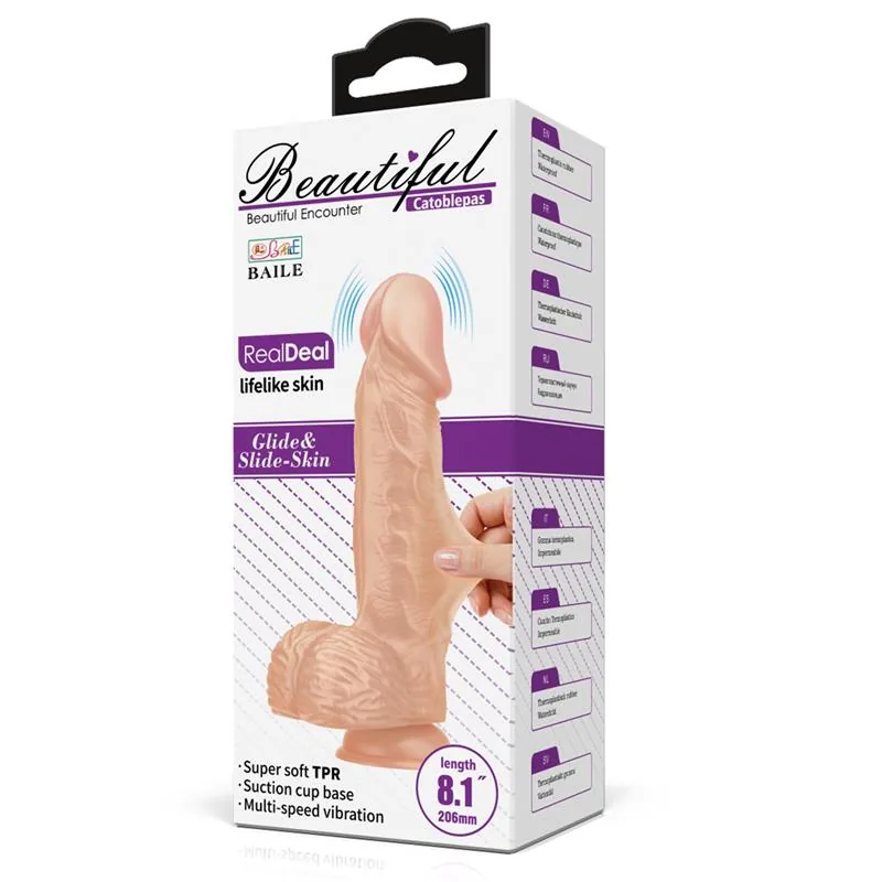 Vibrador Realista 8,1 com Comando à Distância Baile — vista 11 de 11