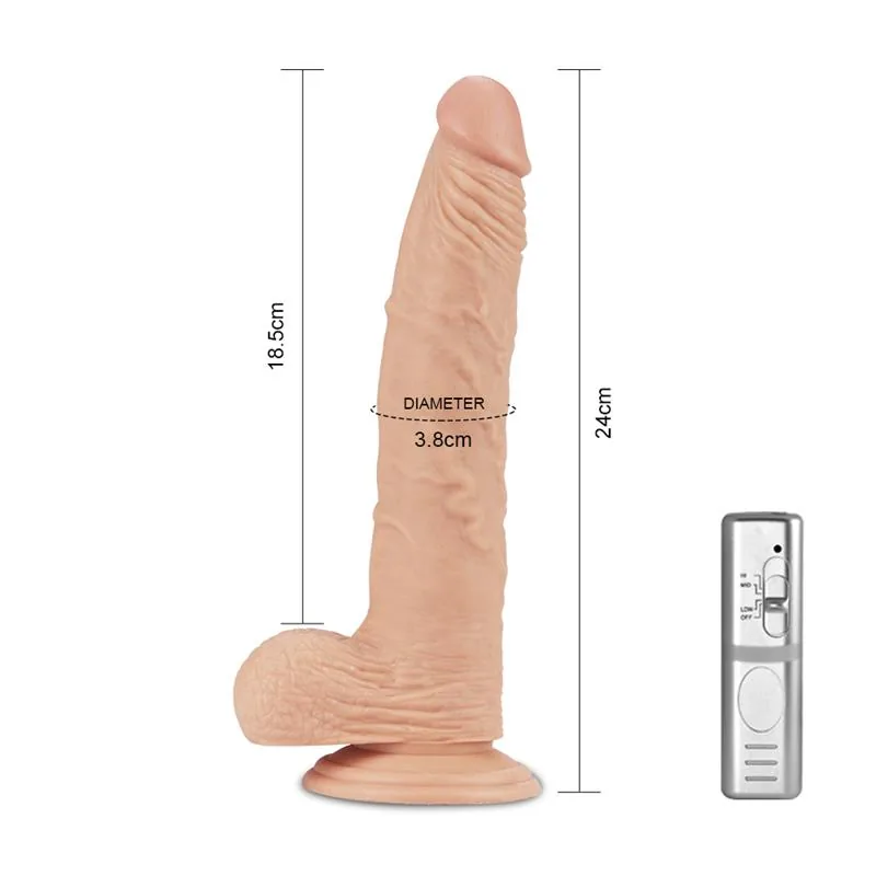 Vibrador Realista Real Extreme 9,5 Natural Lovetoy — vista 4 de 5