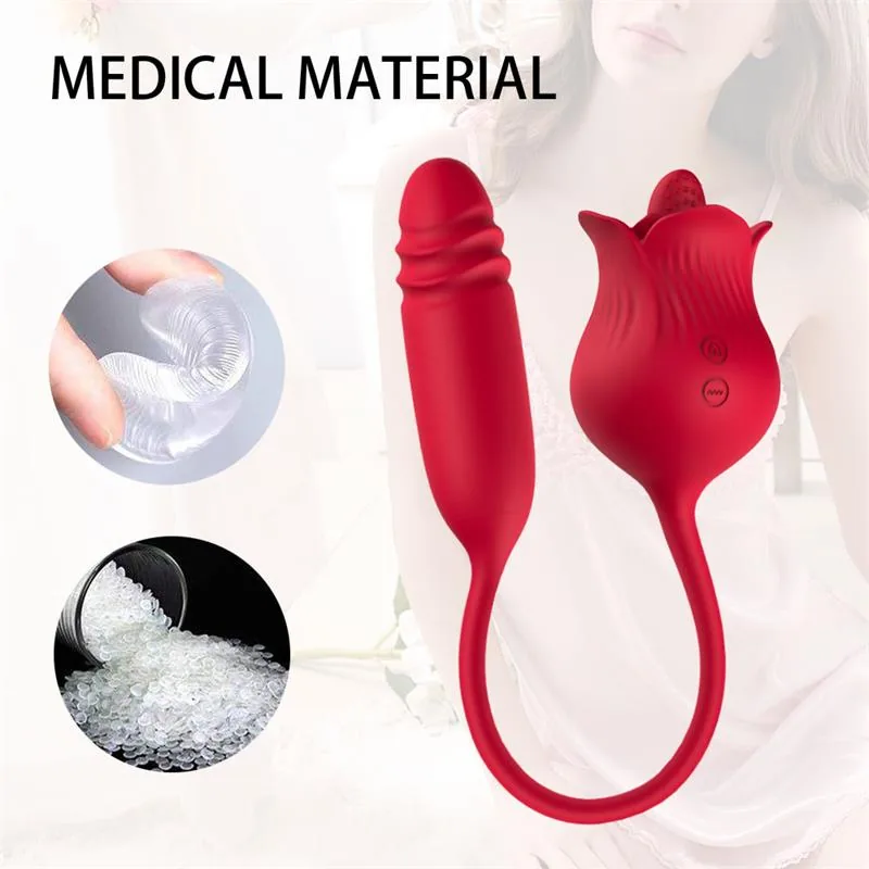 Vibrador Rosa com Língua e Vaivém USB Urban Sky — vista 10 de 15