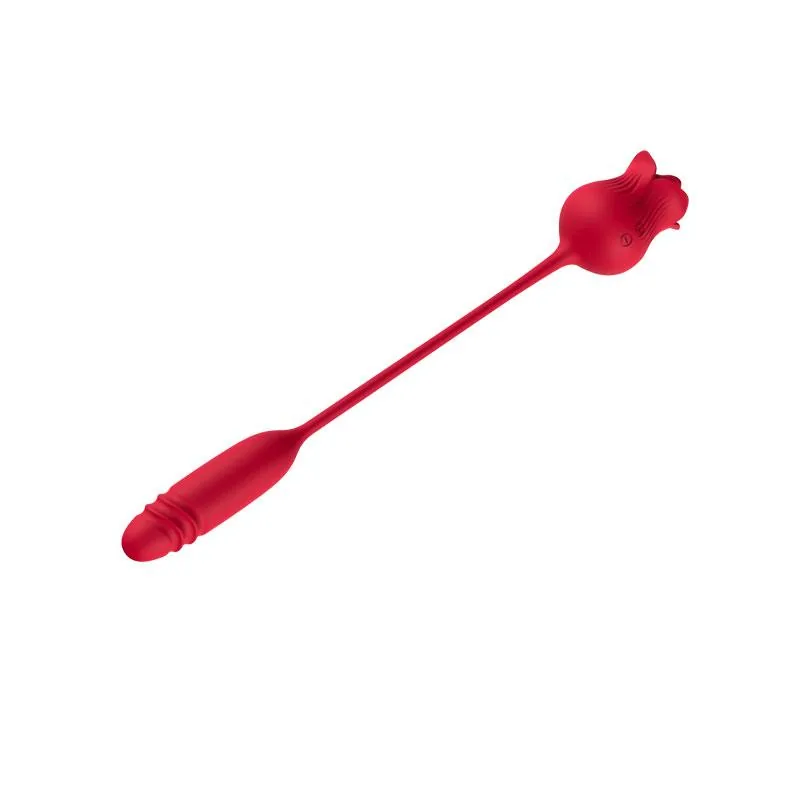 Vibrador Rosa com Língua e Vaivém USB Urban Sky — vista 2 de 15