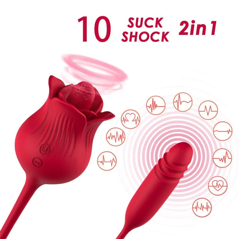 Vibrador Rosa com Língua e Vaivém USB Urban Sky — vista 7 de 15