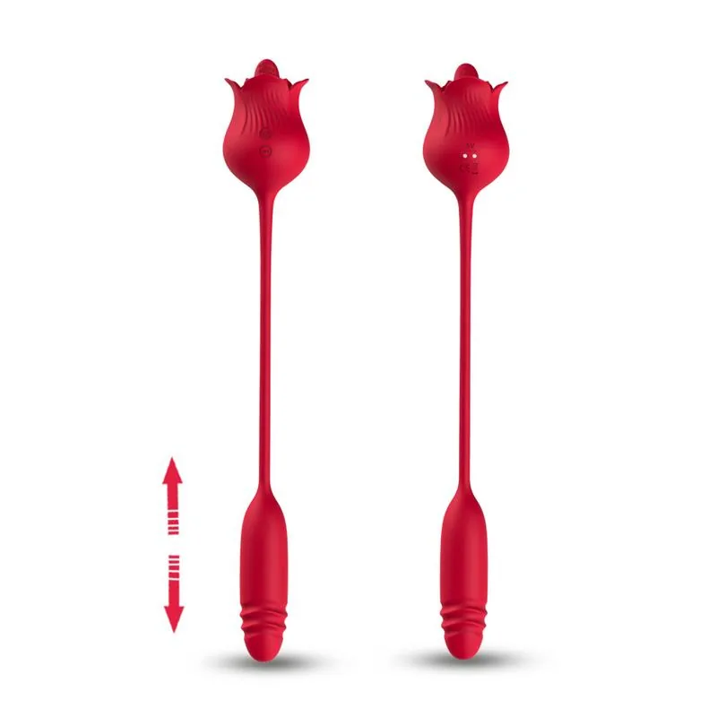 Vibrador Rosa com Língua e Vaivém USB Urban Sky — vista 8 de 15