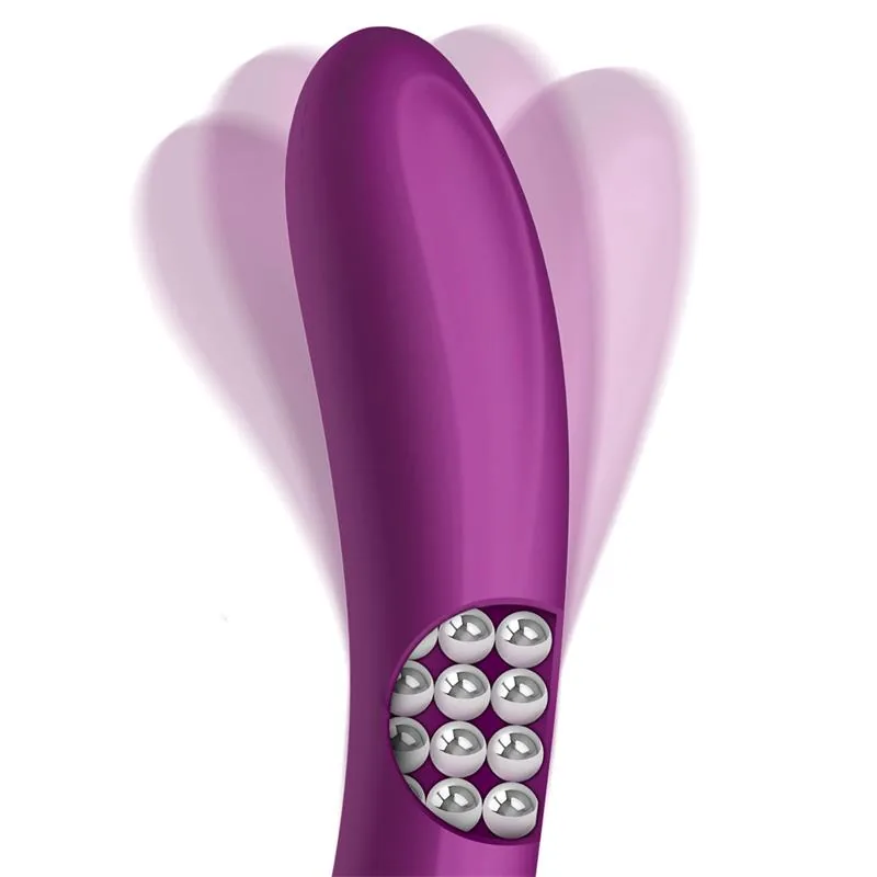 Vibrador Rotador No. Three com Bolas Giratórias 360º e Roda Estimuladora Action — vista 3 de 6