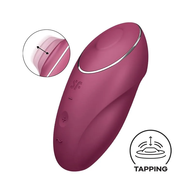 Satisfyer Tap & Climax 1 Vermelho