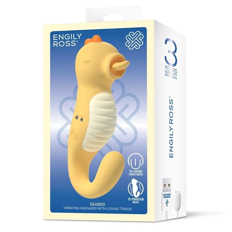 Vibrador Seaboo com Vibração e Língua Engily Ross — vista 10 de 10
