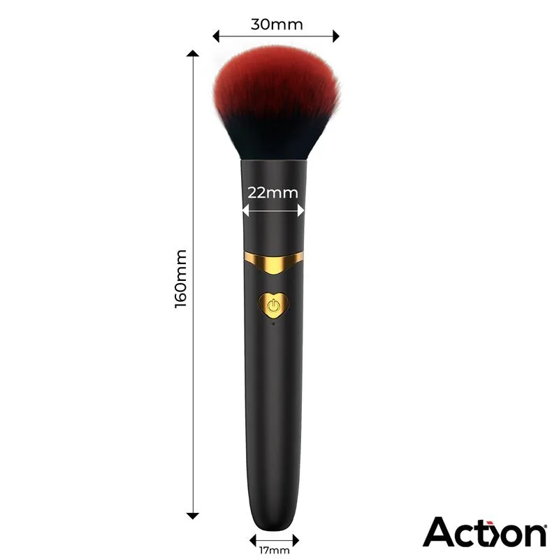 Vibrador Secret Noir Disfarçado de Pincel de Maquilhagem Action — vista 4 de 9
