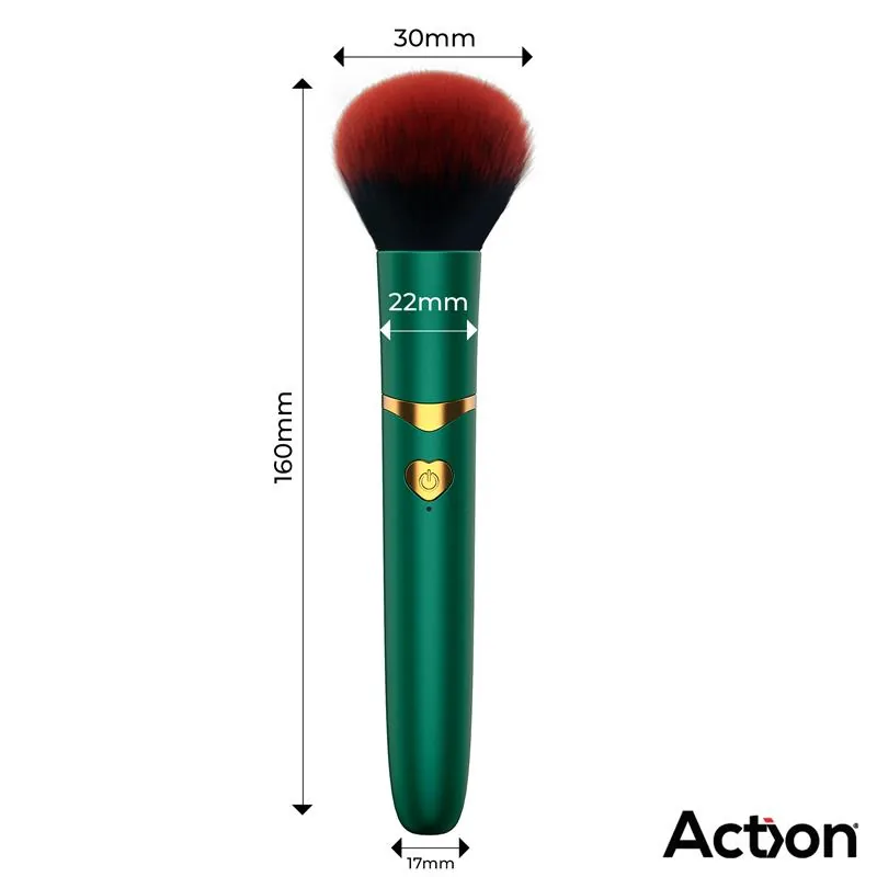 Vibrador Secret Vert Disfarçado de Pincel de Maquilhagem Action — vista 4 de 9