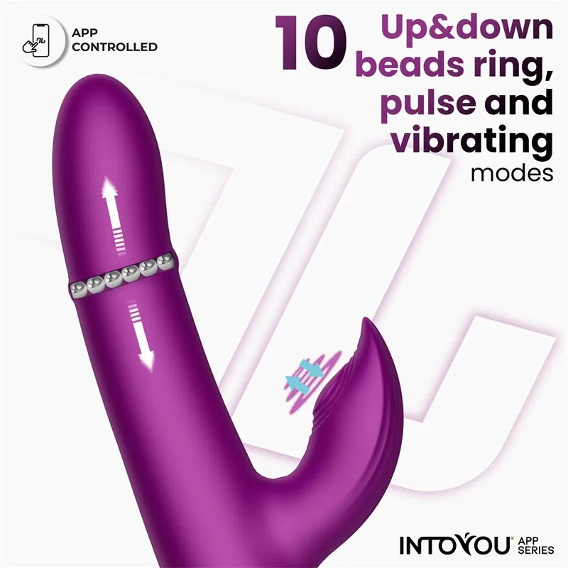Vibrador Sendel com Anel de Bolas Internas e Aplicação InToYou — vista 5 de 9