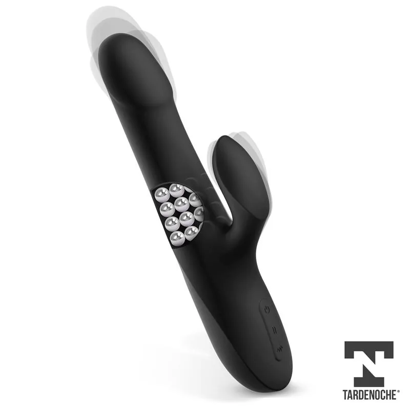 Vibrador Squidy com Vaivém e Bolas Rotativas em Silicone Tardenoche — vista 2 de 9