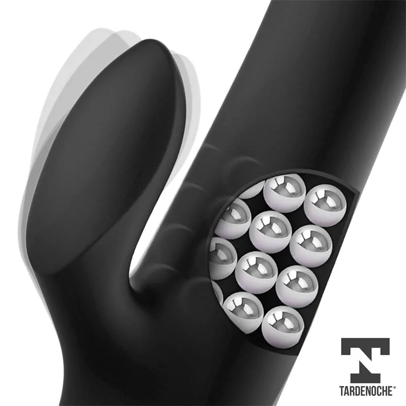 Vibrador Squidy com Vaivém e Bolas Rotativas em Silicone Tardenoche — vista 3 de 9
