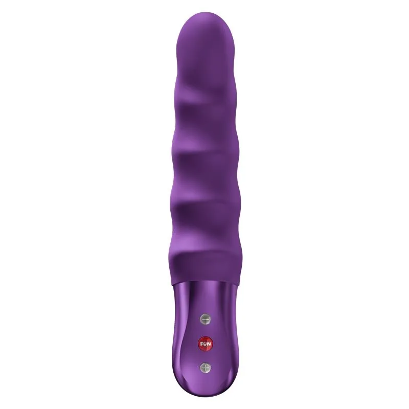 Vibrador Stronic Surf com Vaivém e Pulsação Violeta Escuro Fun Factory — vista 2 de 3