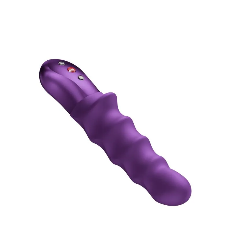 Vibrador Stronic Surf com Vaivém e Pulsação Violeta Escuro Fun Factory — vista 3 de 3