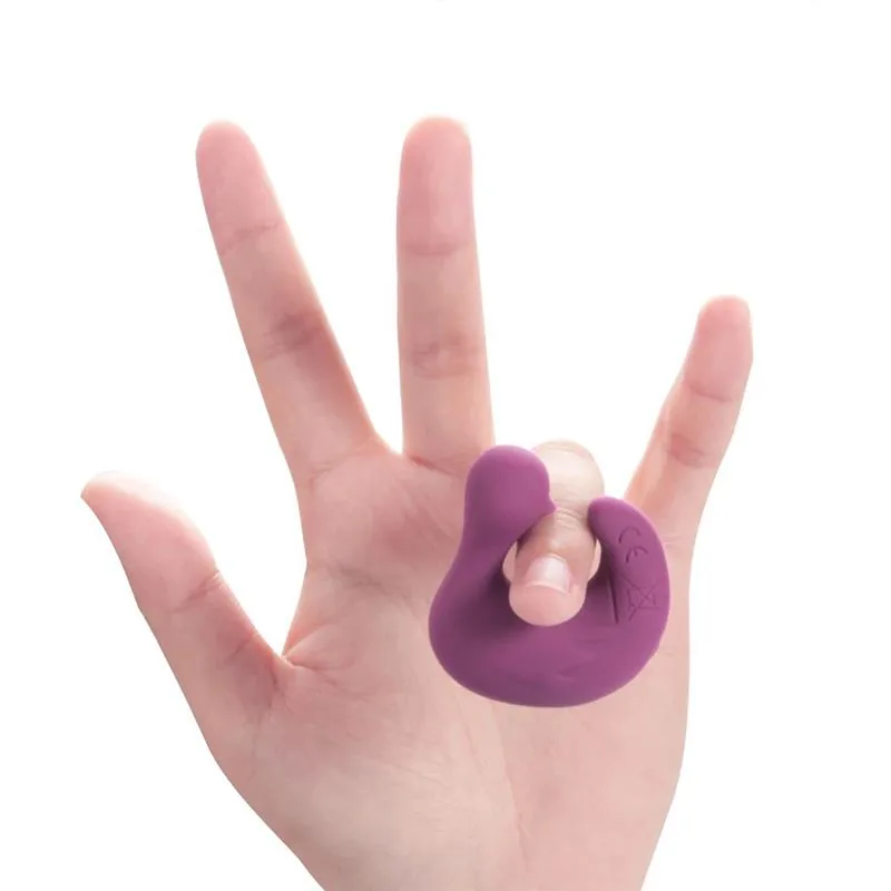 Swamson Estimulador Dedal Patinho USB Violeta — vista 3 de 3