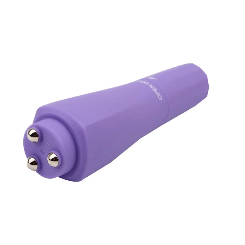 Vibrador Sweet com 4 Cabeças Intercambiáveis Roxo Chisa — vista 3 de 4
