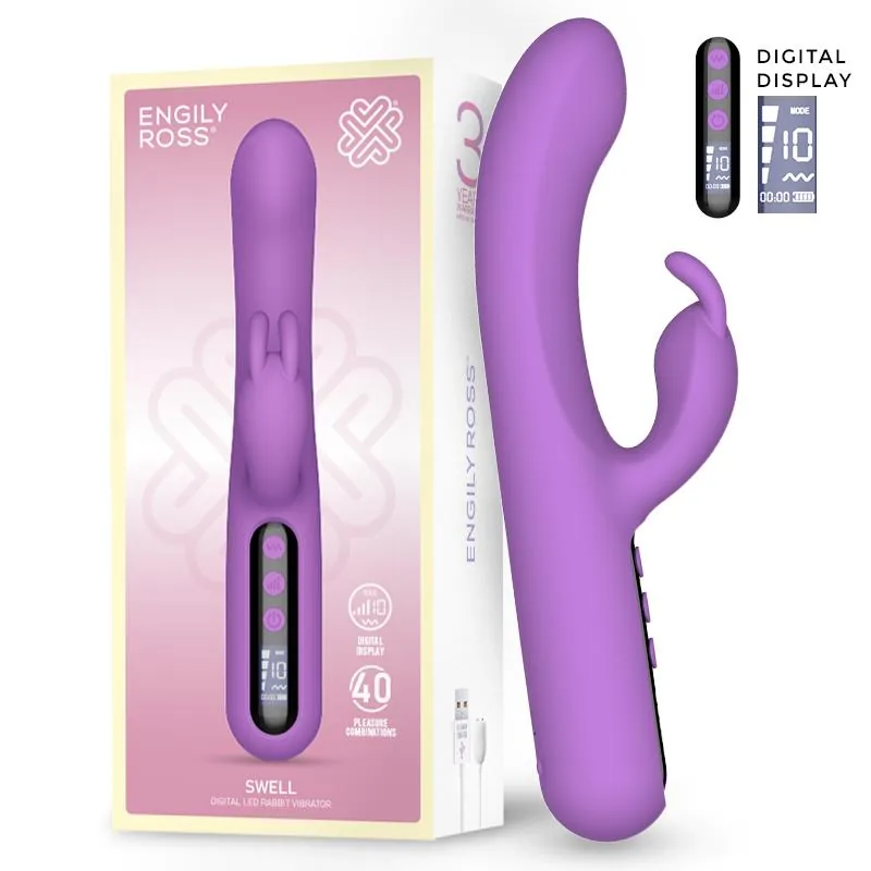 Swell Vibrador Ecrã Digital Potente