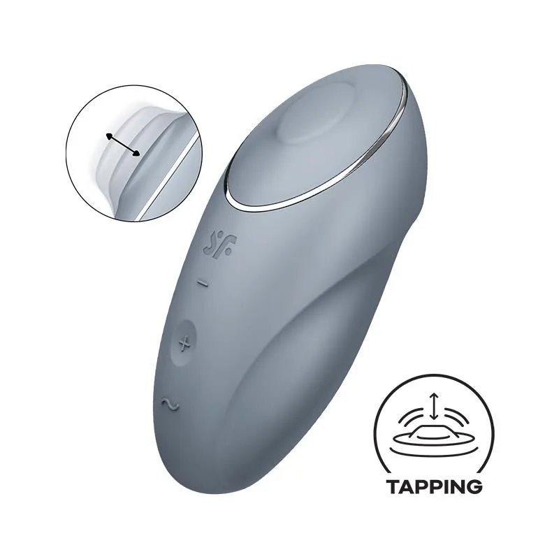Tap and Climax 1 Vibrador e Batimentos Cinzento