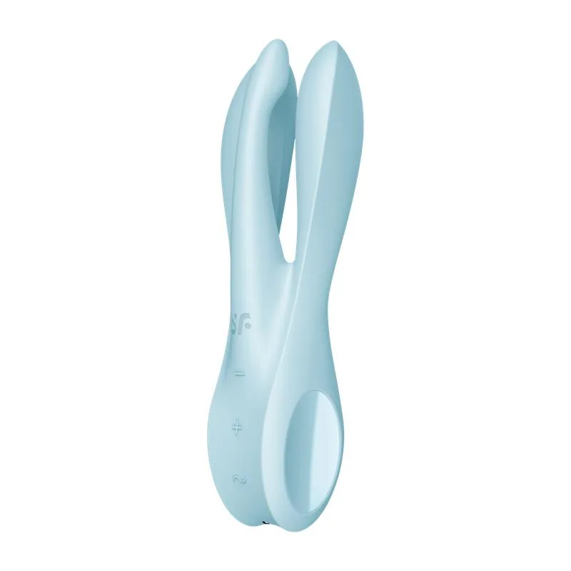 Vibrador Threesome 1 Light Satisfyer Azul — vista 2 de 7