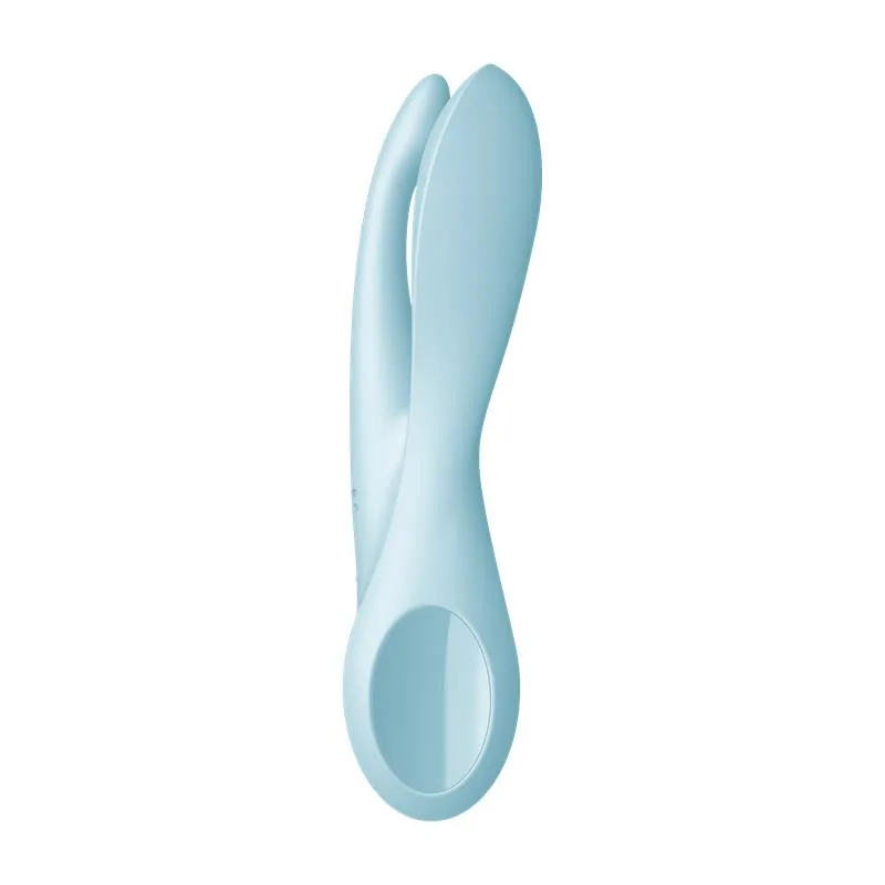 Vibrador Threesome 1 Light Satisfyer Azul — vista 3 de 7