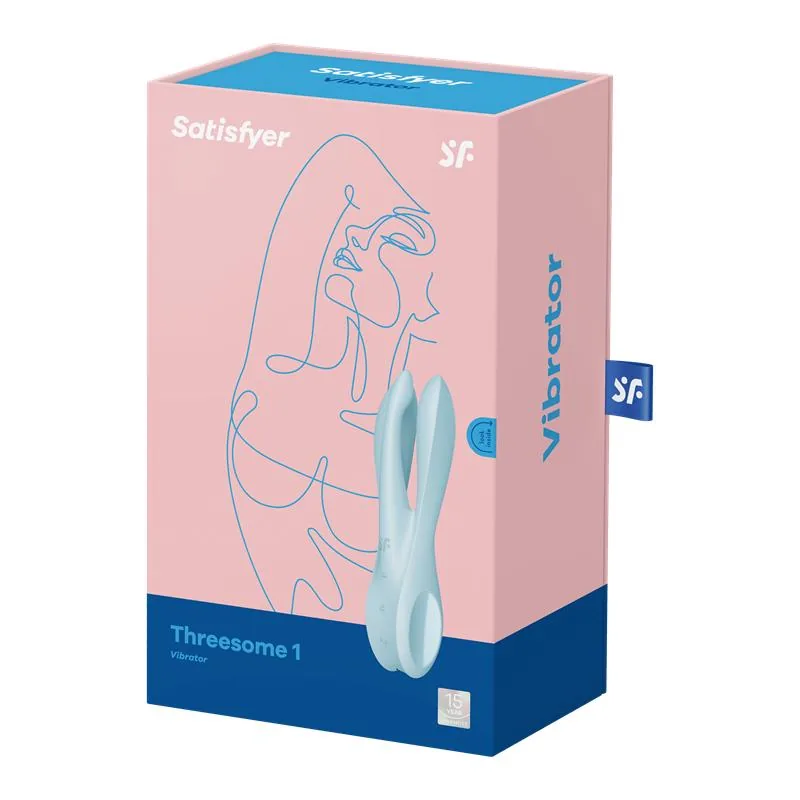 Vibrador Threesome 1 Light Satisfyer Azul — vista 7 de 7