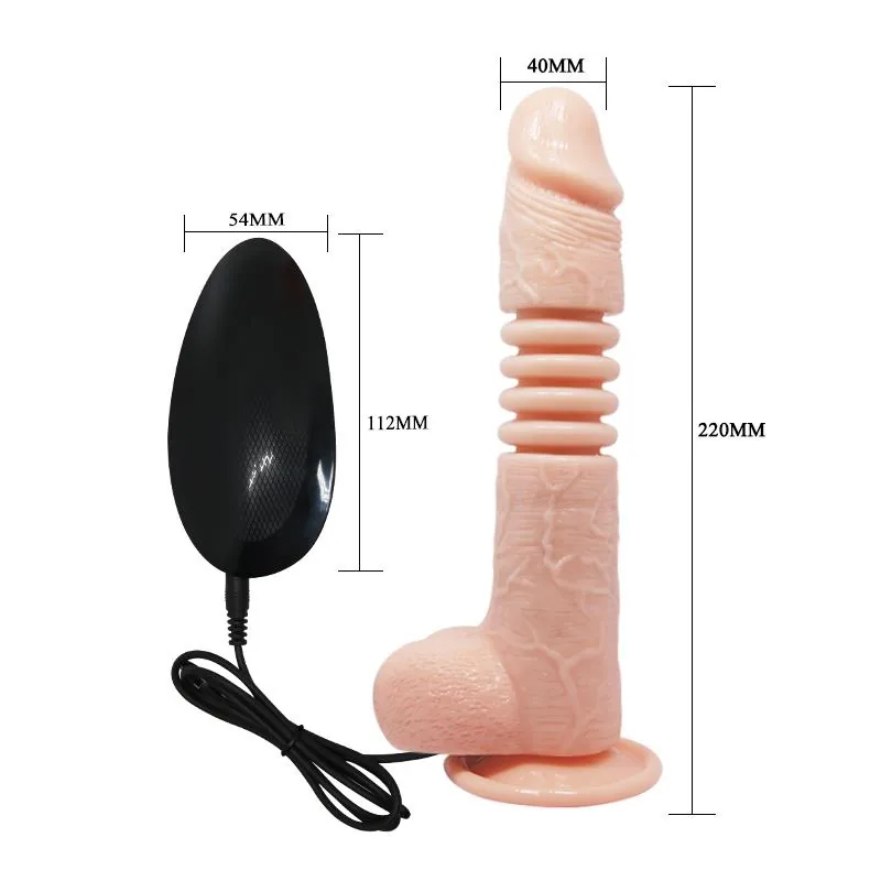 Vibrador Thunder Up com Rotação e Movimento Telescópico Baile — vista 7 de 8
