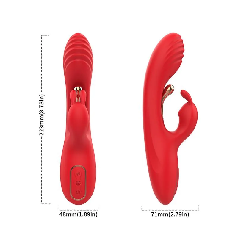 Vibrador Tickler com Coelho em Silicone Urban Sky — vista 9 de 9